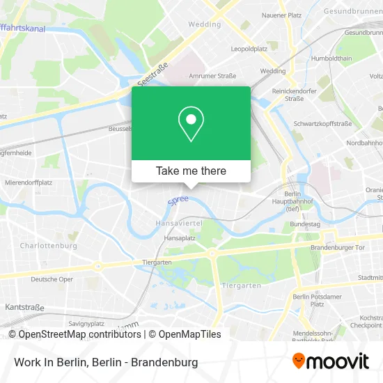 Work In Berlin map