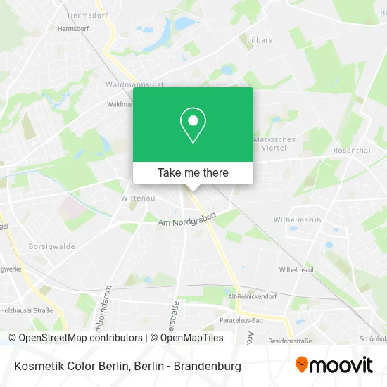 Kosmetik Color Berlin map