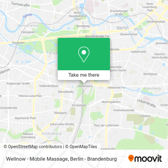 Wellnow - Mobile Massage map