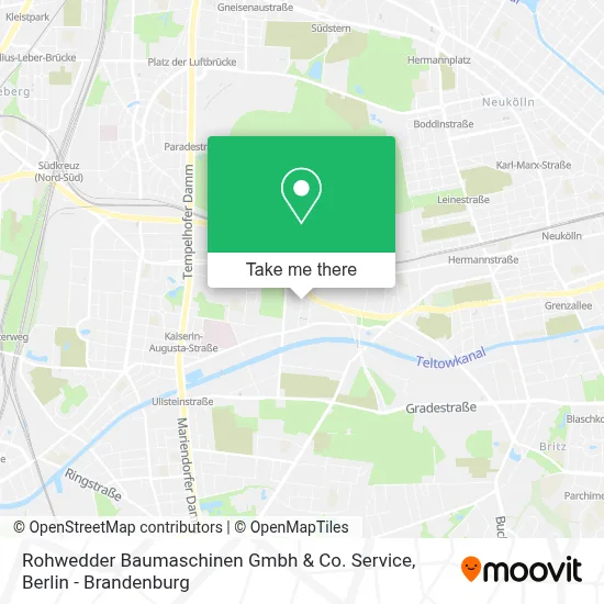 Rohwedder Baumaschinen Gmbh & Co. Service map
