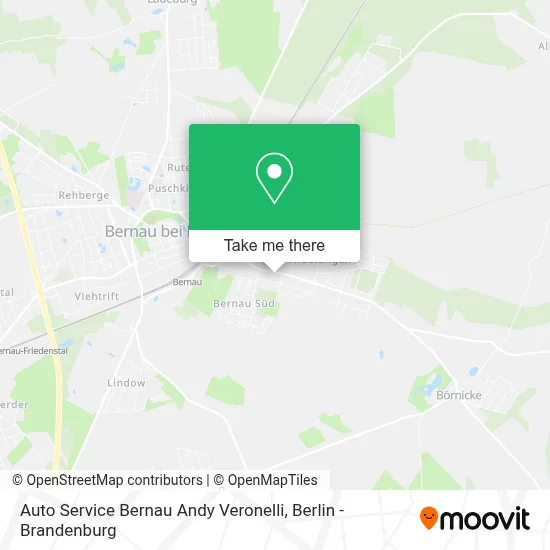 Auto Service Bernau Andy Veronelli map