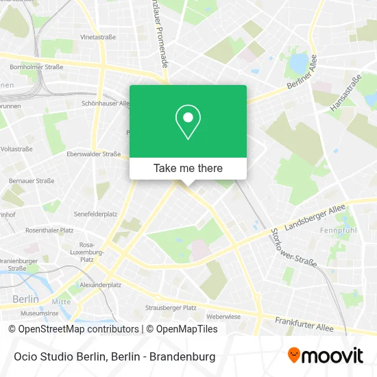 Ocio Studio Berlin map