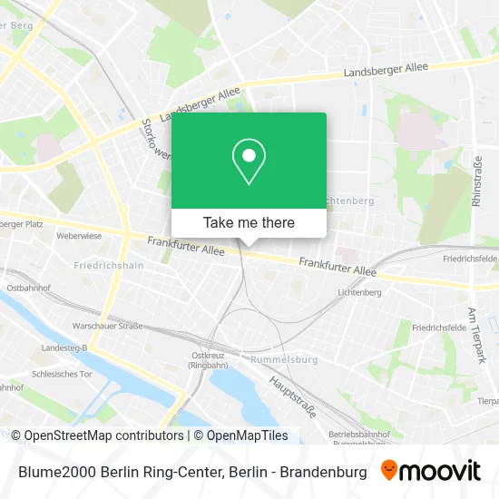 Blume2000 Berlin Ring-Center map