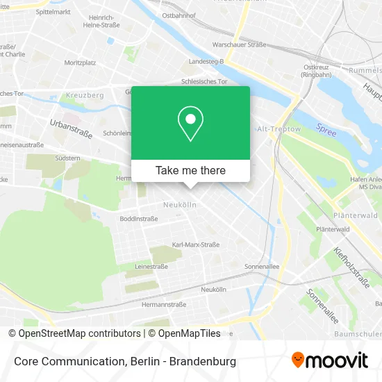 Core Communication map