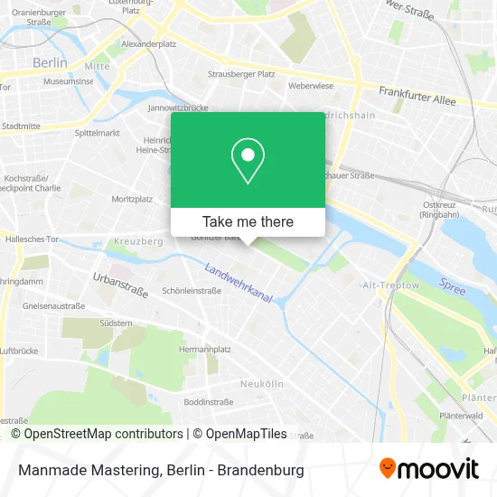 Manmade Mastering map