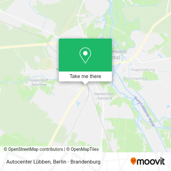 Autocenter Lübben map