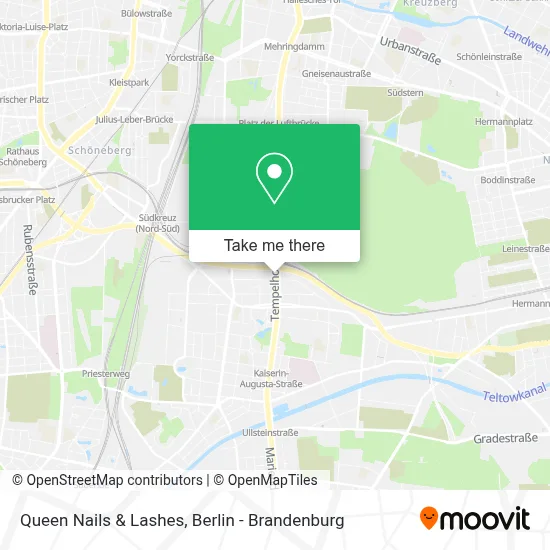 Queen Nails & Lashes map