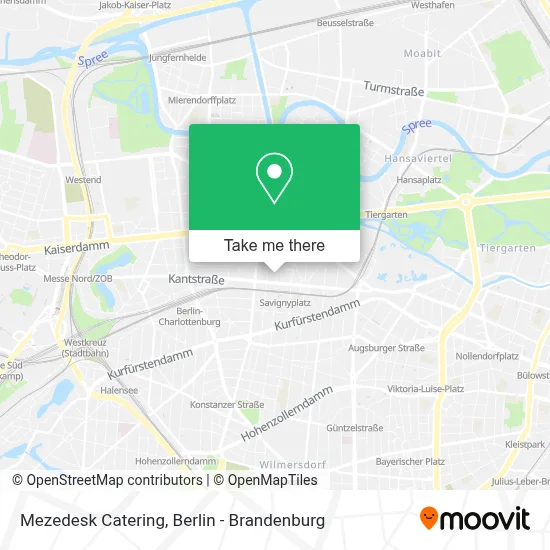 Mezedesk Catering map