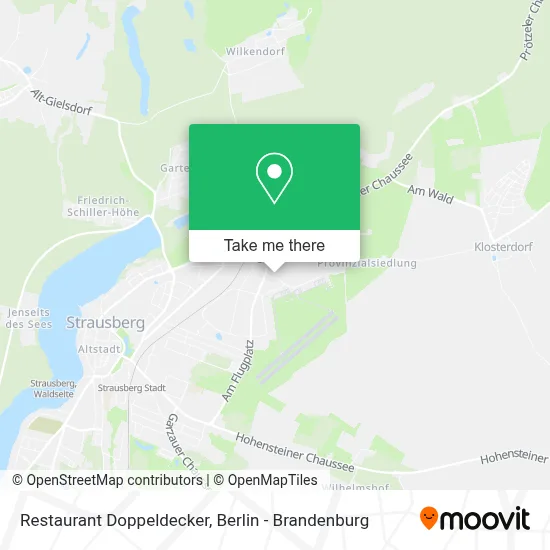 Restaurant Doppeldecker map