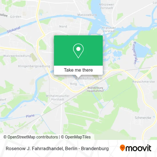 Rosenow J. Fahrradhandel map