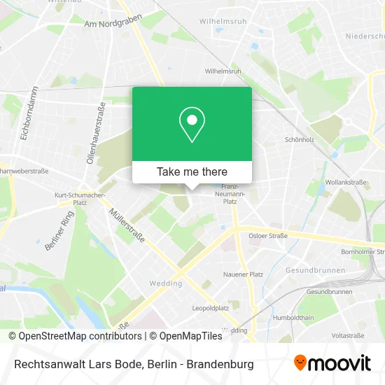 Rechtsanwalt Lars Bode map