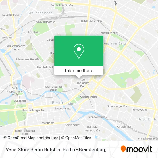 Vans Store Berlin Butcher map