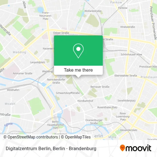 Digitalzentrum Berlin map