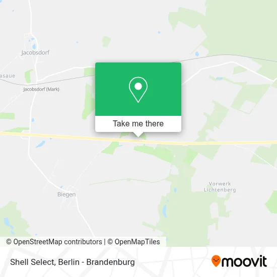 Shell Select map