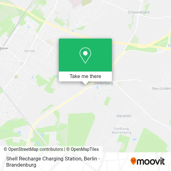 Shell Recharge Charging Station map