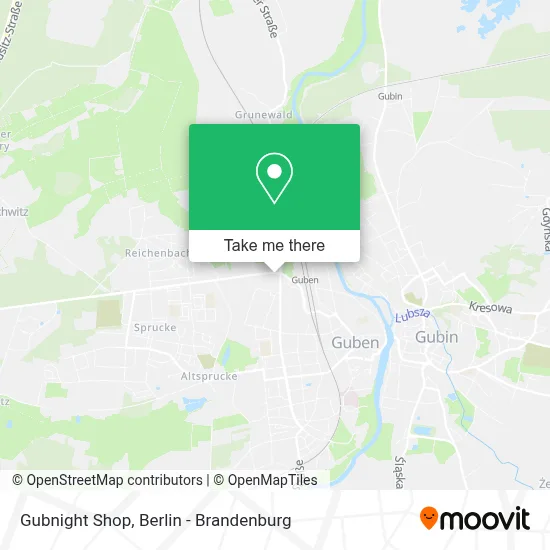 Gubnight Shop map
