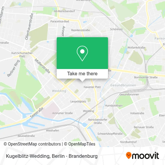 Kugelblitz-Wedding map