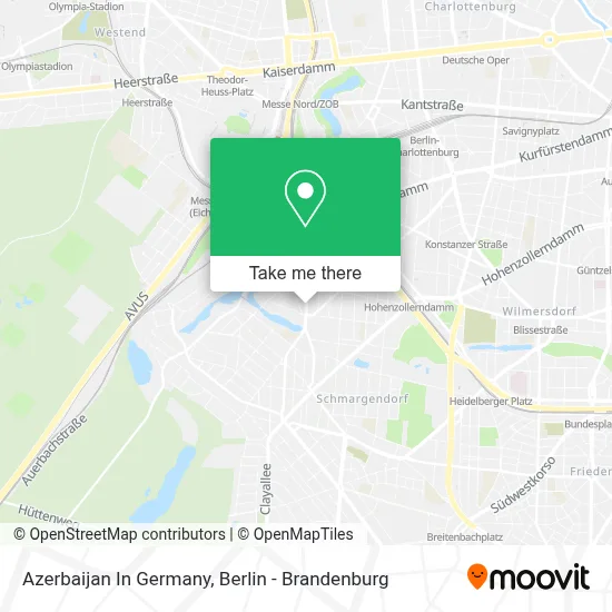 Azerbaijan In Germany map