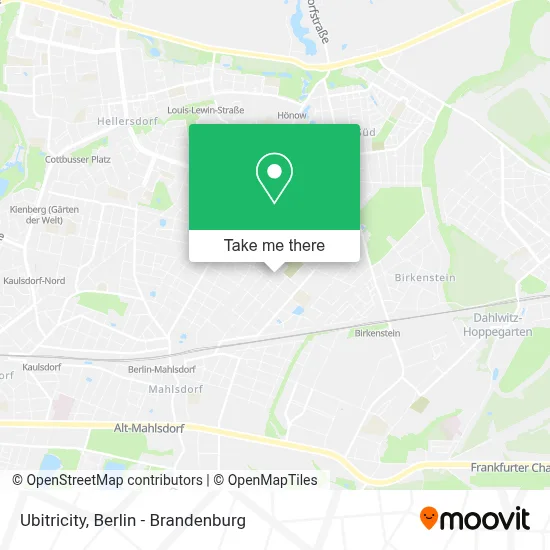 Ubitricity map