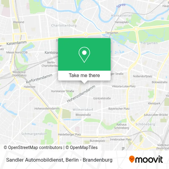 Sandler Automobildienst map