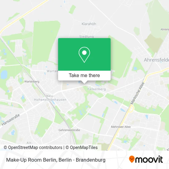 Make-Up Room Berlin map
