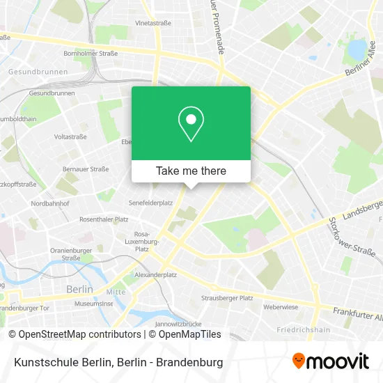 Kunstschule Berlin map