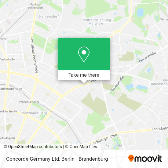 Concorde Germany Ltd map