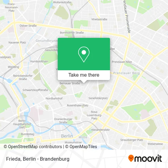 Frieda map