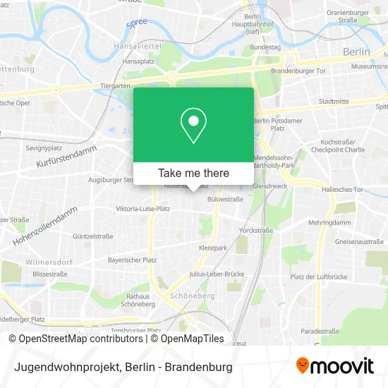 Jugendwohnprojekt map