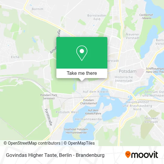 Govindas Higher Taste map