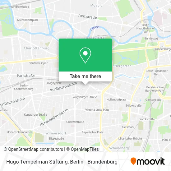 Hugo Tempelman Stiftung map