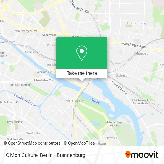 C'Mon Culture map