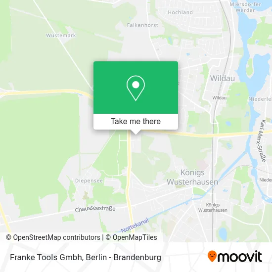 Franke Tools Gmbh map
