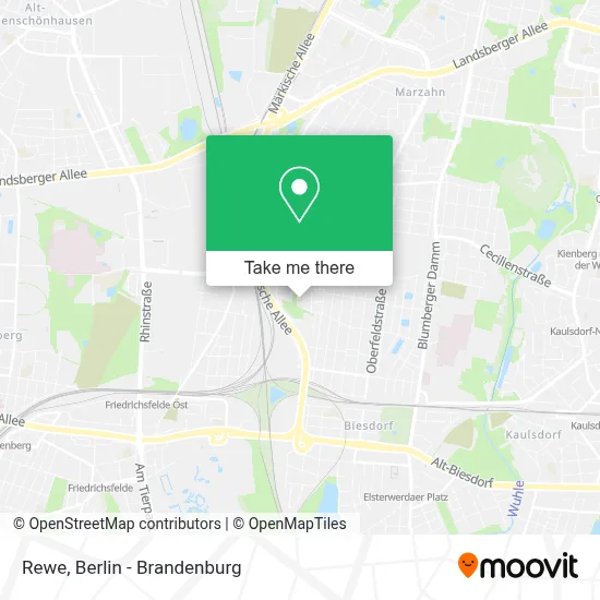 Rewe map