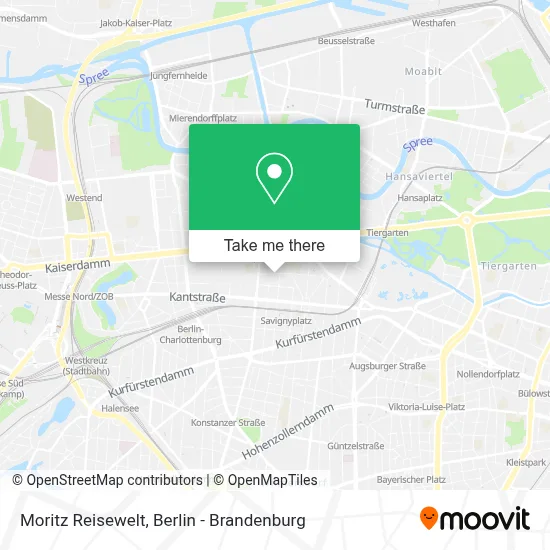 Moritz Reisewelt map