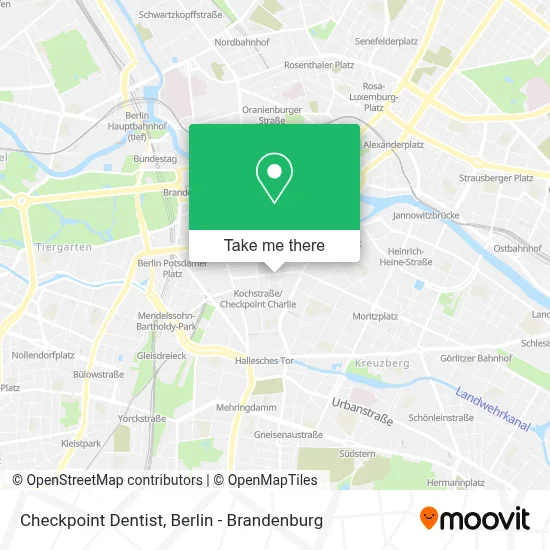 Checkpoint Dentist map