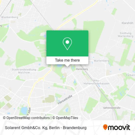 Solarent Gmbh&Co. Kg map