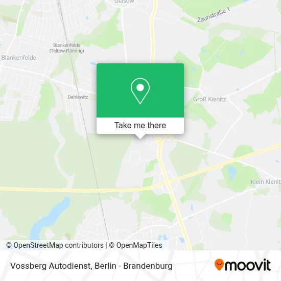 Vossberg Autodienst map