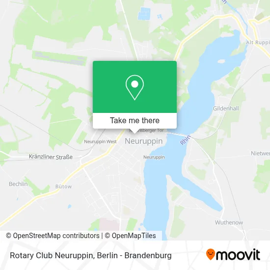 Rotary Club Neuruppin map