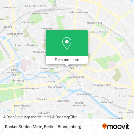 Rocket Station Mitte map