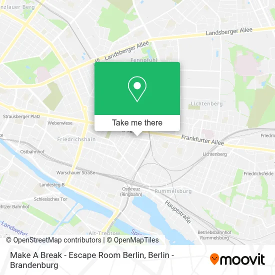 Make A Break - Escape Room Berlin map