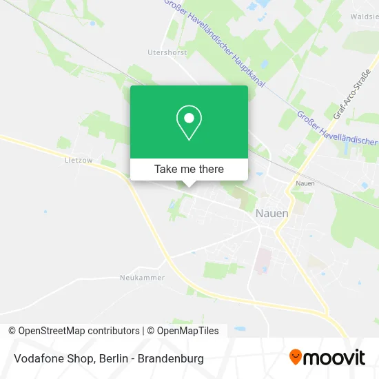 Vodafone Shop map