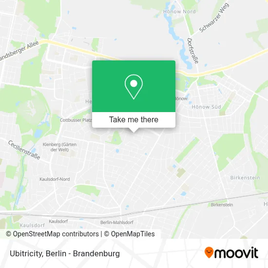 Ubitricity map