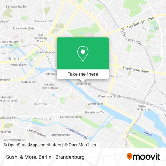 Sushi & More map