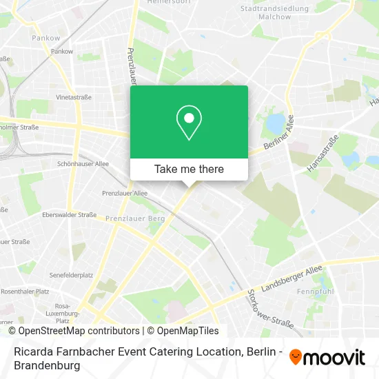 Ricarda Farnbacher Event Catering Location map