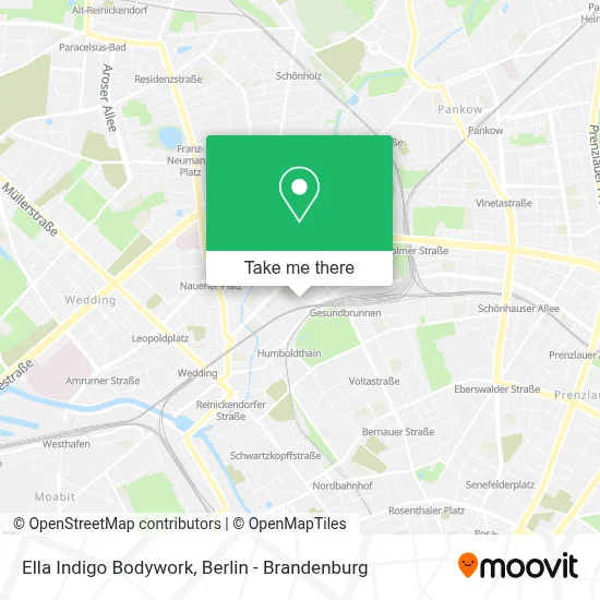 Ella Indigo Bodywork map