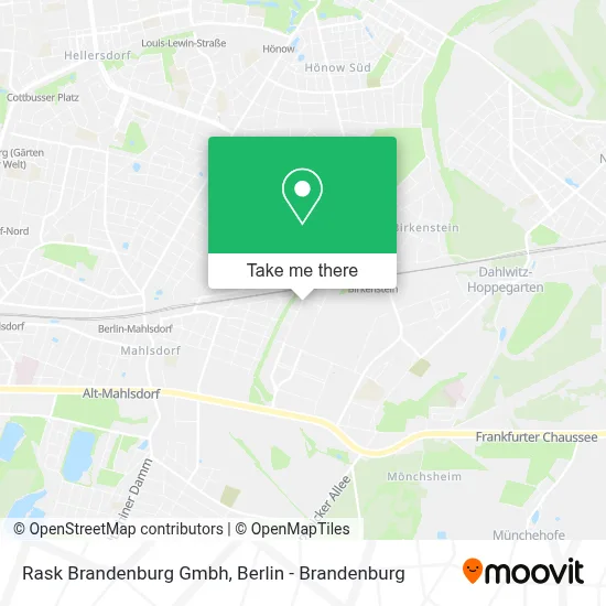 Rask Brandenburg Gmbh map