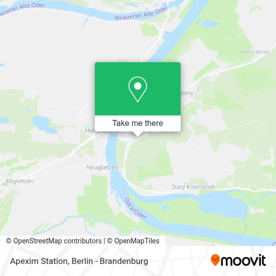 Apexim Station map