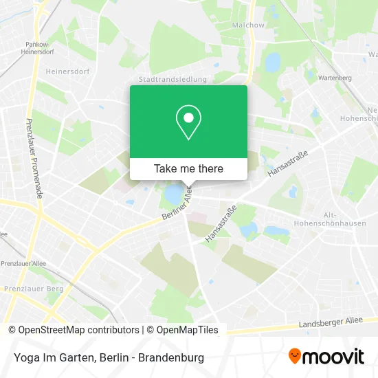 Yoga Im Garten map