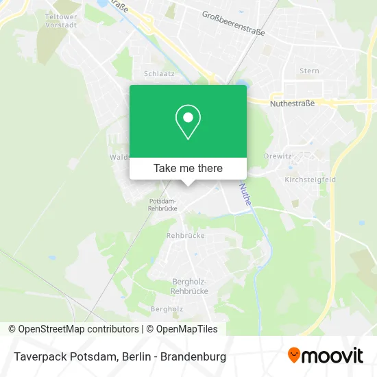Taverpack Potsdam map